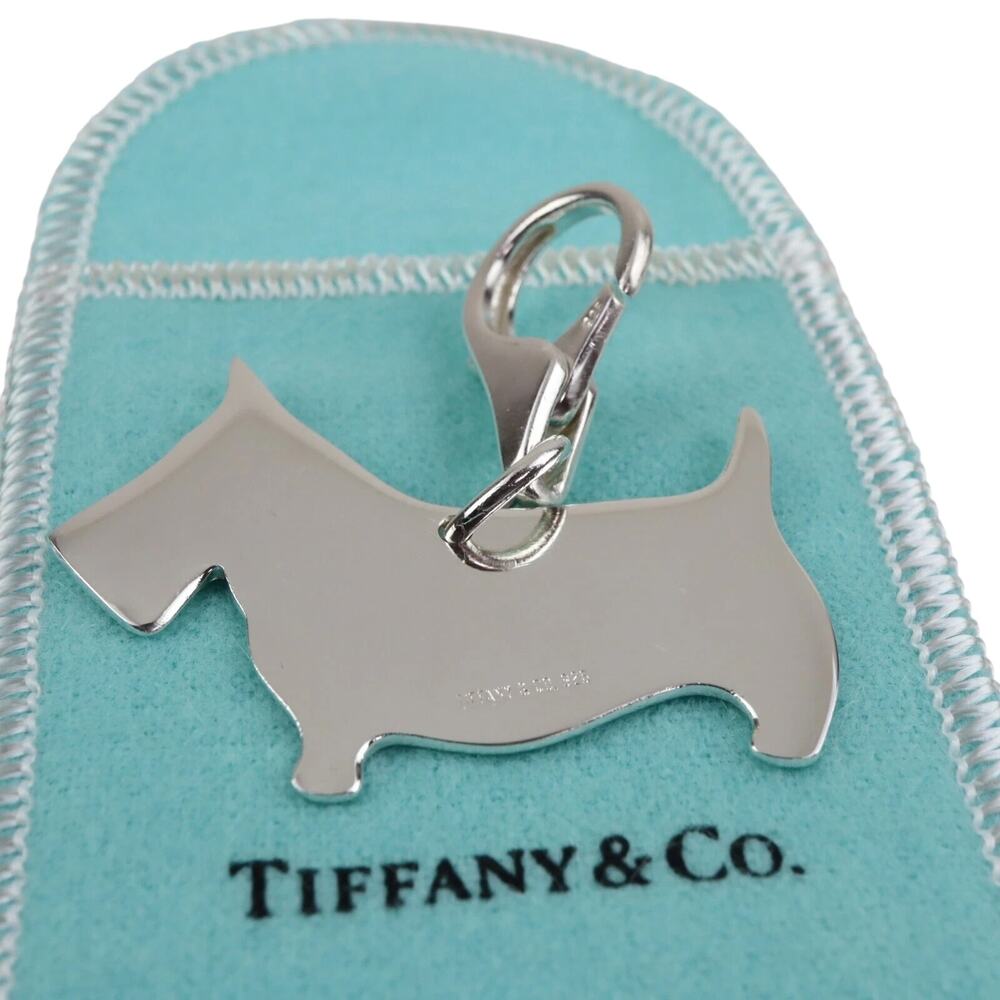 TIFFANY & CO. Extra Large Vintage Sterling Silver Scottie Terrier Dog Charm